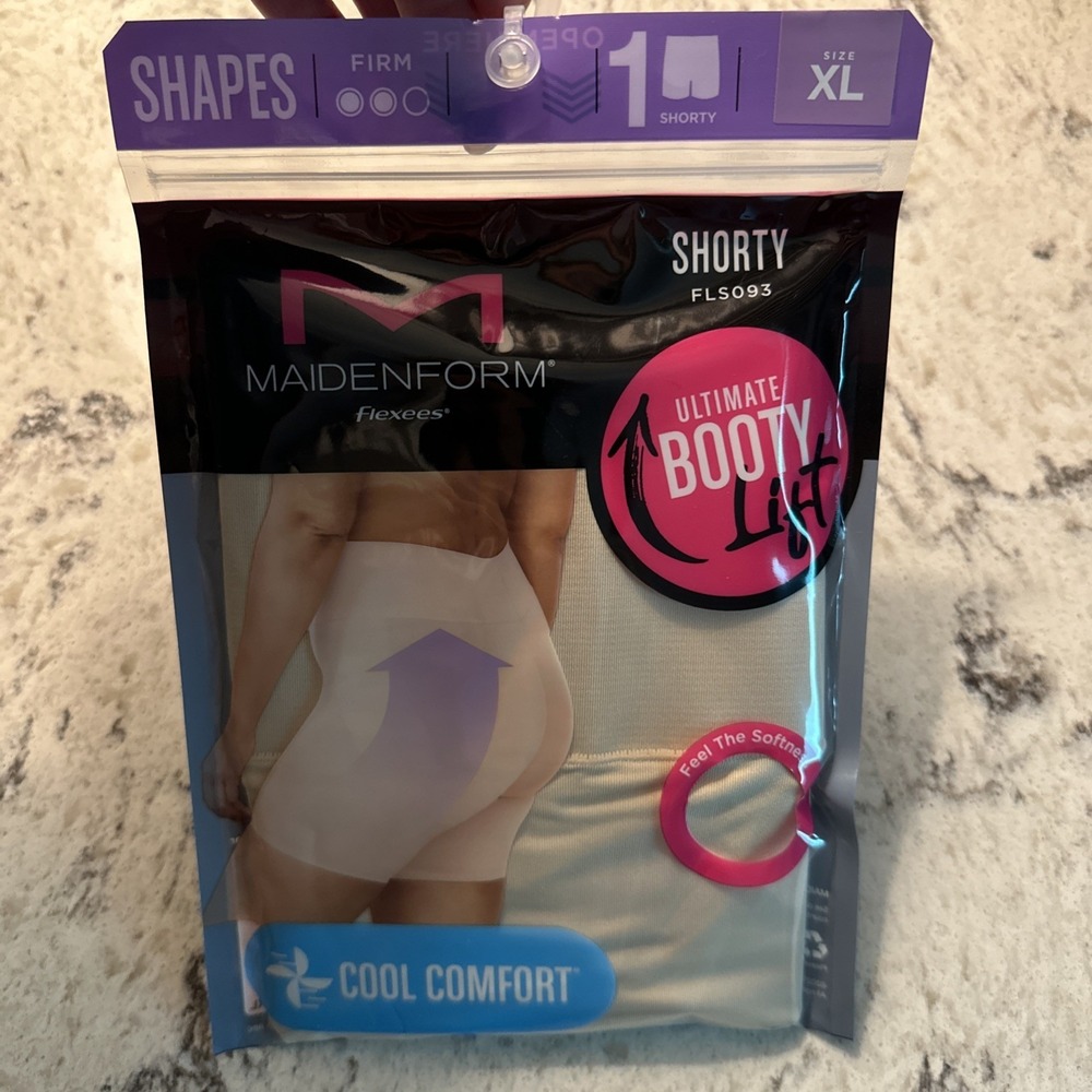 Maidenform Flexees Women's Firm Control Booty Lift Shorty Shapeware Size XL